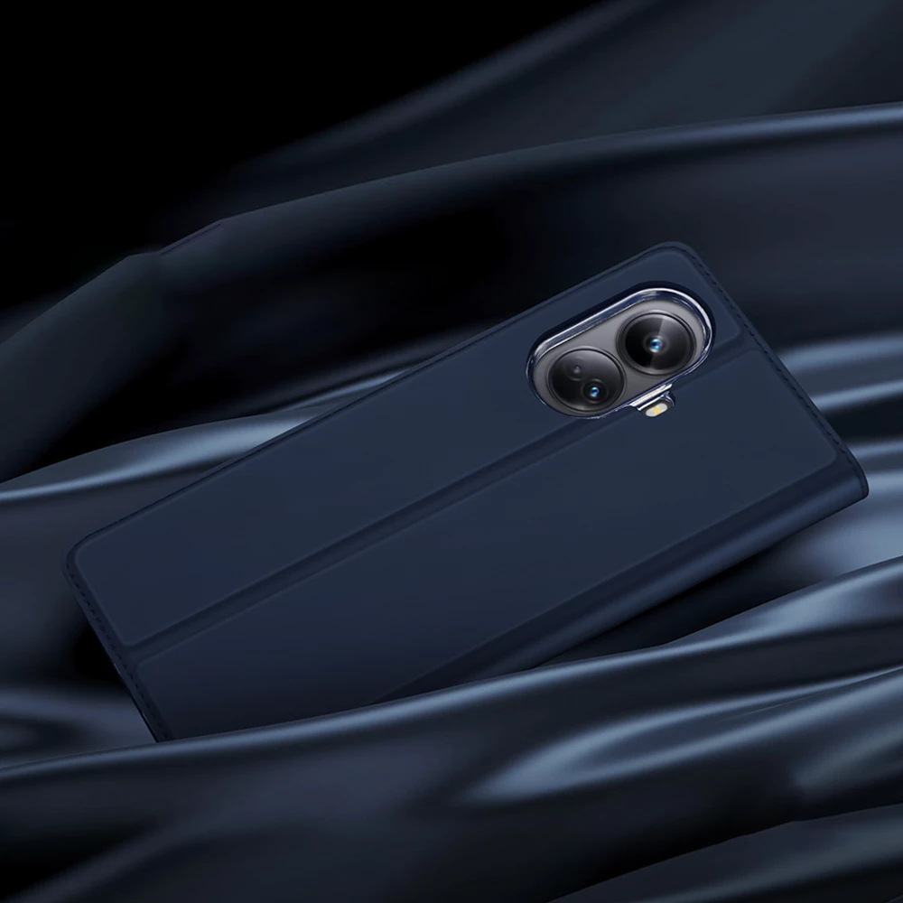 Mbështjellës Dux Ducis Skin Pro për Realme 10 5G / Realme 9i 5G, me kapak, xhep kartele, funksion standi, e zezë