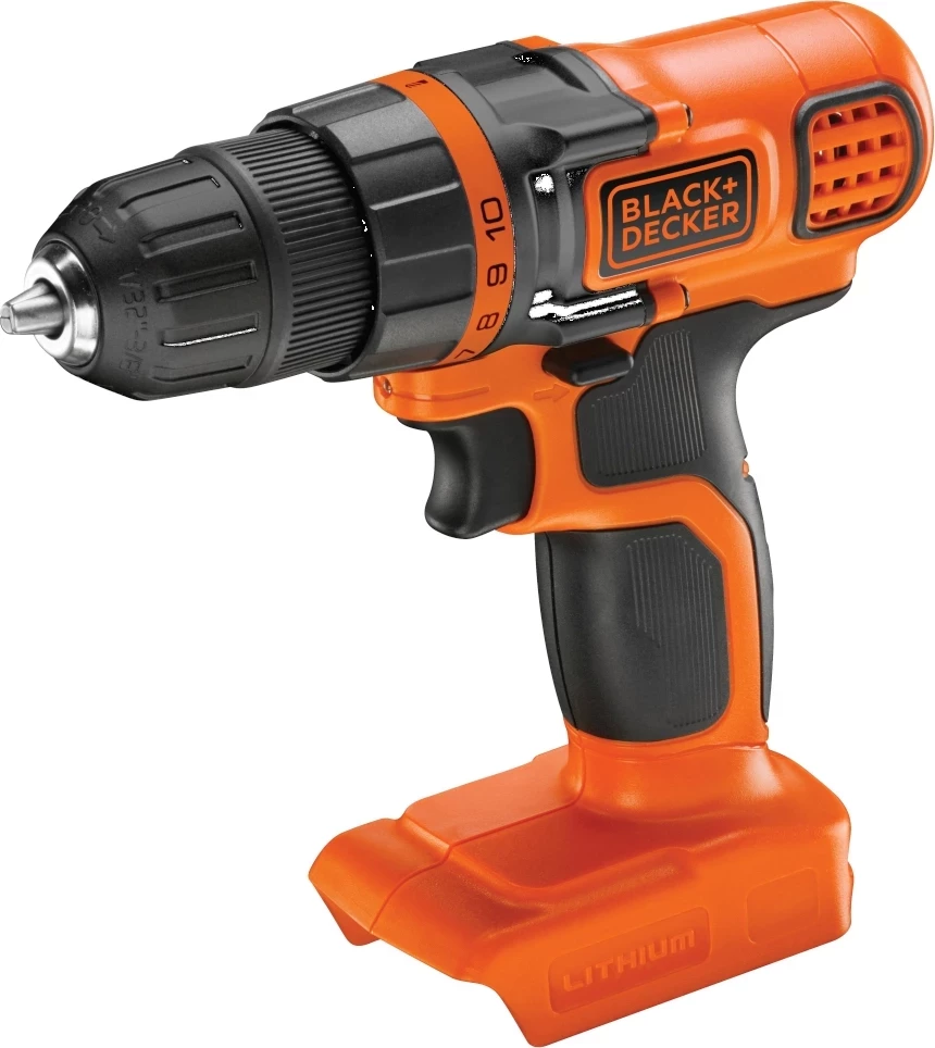 Trapan/vidhosës pa kabllo Black&Decker BDCDD18N 18 V, pa bateri, portokalli/zi