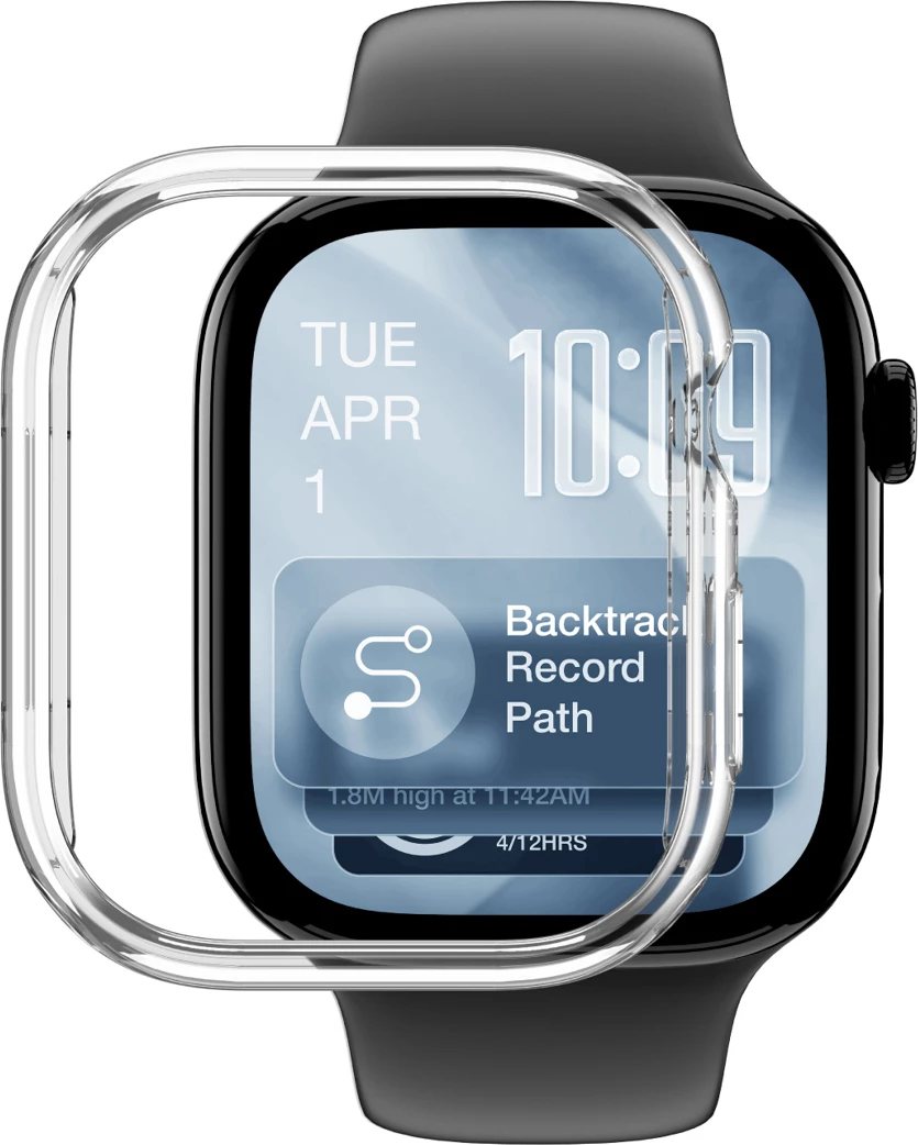 Mbështjellës për smartwatch, AmazingThing Minimal, për Apple Watch Series 11 46mm, transparent