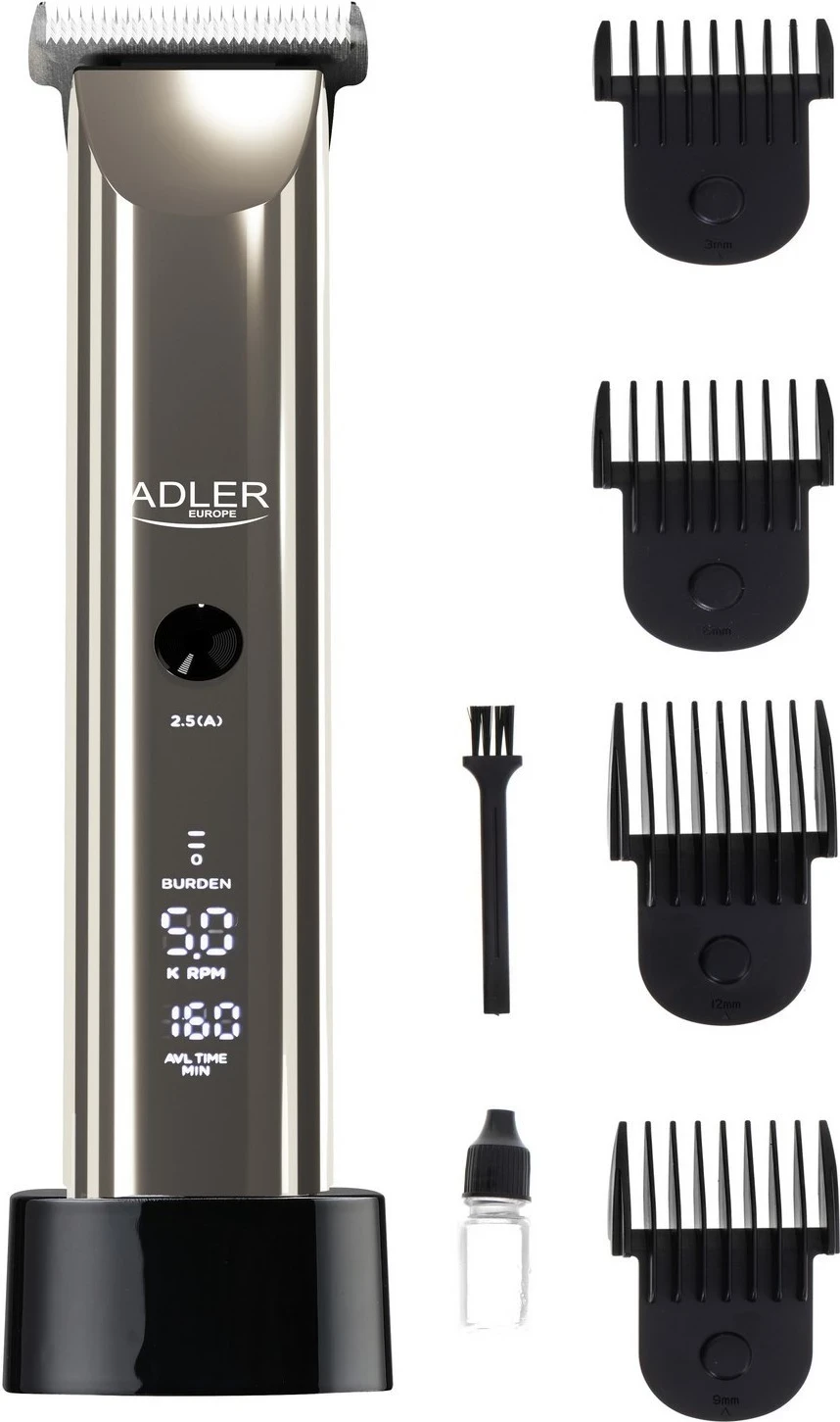 Makinë rroje Adler AD 2834, 3-12 mm, e argjendtë