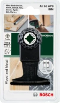 Teh prerës zhytës për multitool Bosch AIZ 65 BB, 65 mm, Starlock, bimetal, 1 copë