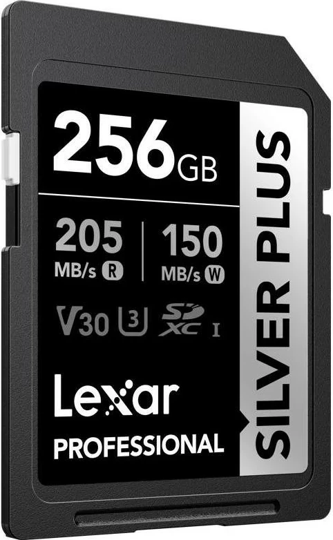 Kartelë Lexar Professional SILVER Plus 256GB SDXC, UHS-I U3 A2 4K V30
