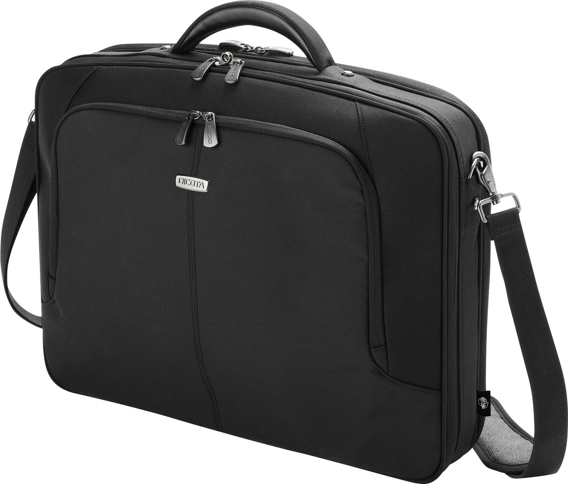 Çantë laptopi DICOTA Eco Multi PLUS 15.6", me kompartment tablet 12.9", e zezë