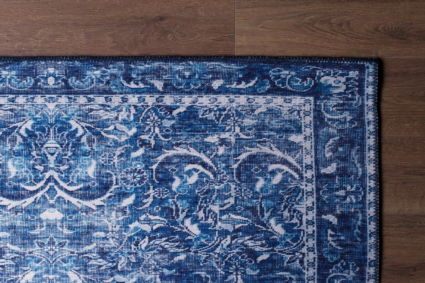 Qilim për korridor, ngjyrë blu e errët, Conceptum Hypnose Dorian Chenille, 75x150cm