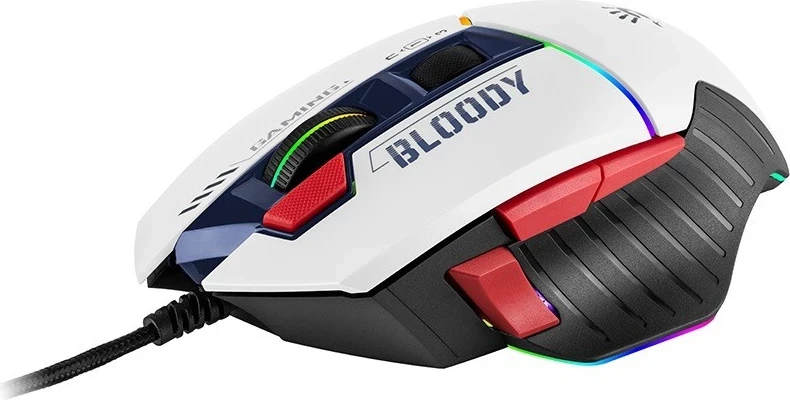 Mausi për Lojëra A4tech Bloody W95Max, USB, Ngjyra Deti
