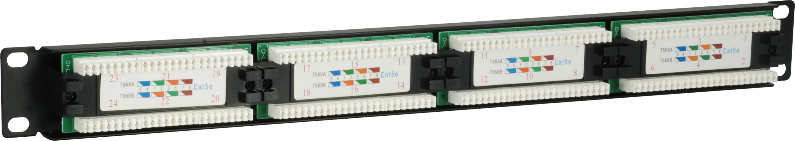 Patchpanel EQUIP 24x RJ45 Cat5e 19 inç, i zi