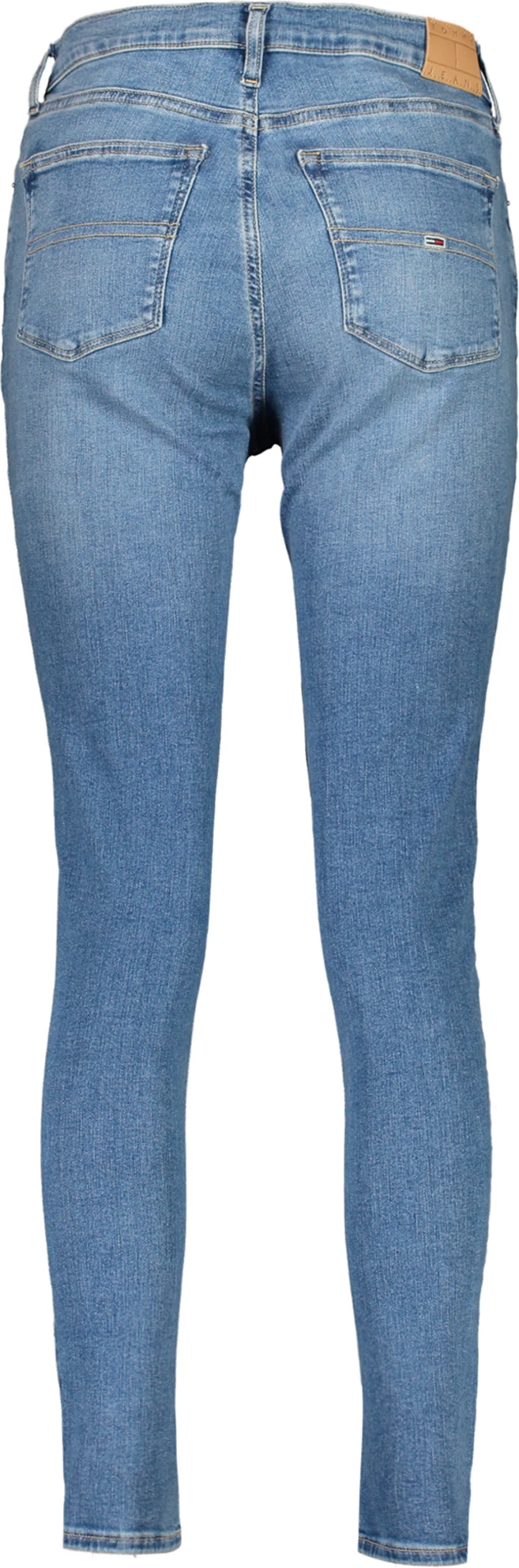 Pantallona xhins Tommy Hilfiger Nora Mid Skinny Jeans femra, të kaltërta