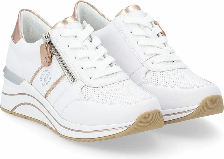 Atlete platforme për femra Rieker, të bardha