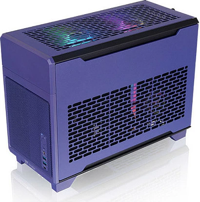 Kasë Thermaltake TR100 Mini Tower, Mini-ITX, USB-C, vjollcë (Future Dusk)