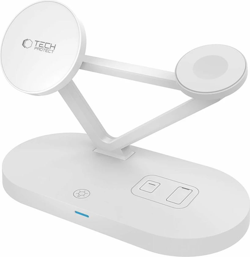 Karikues wireless 3-në-1 Tech-Protect QI15W-A41 me MagSafe, i bardhë
