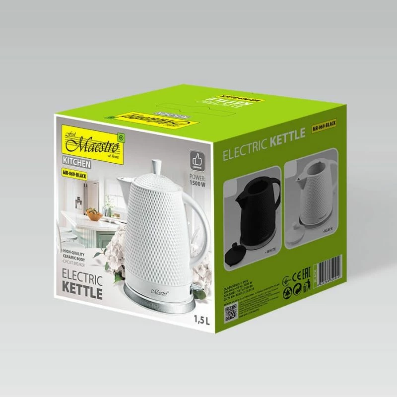 Çajnik elektrik MAESTRO MR-069, i zi, 1.5L