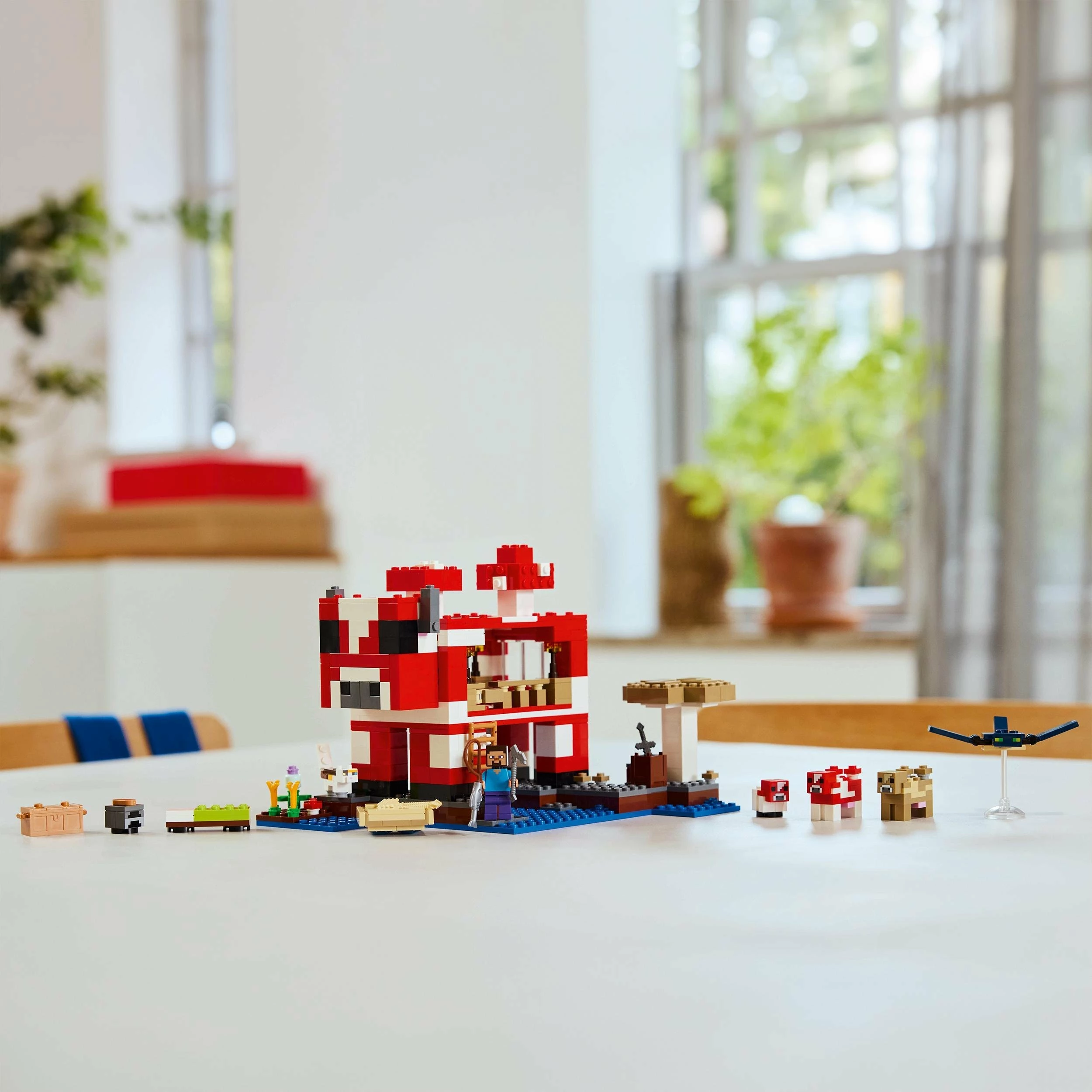 Set LEGO Minecraft LEGO 21270 The Mushroom Cow House, 500 copë, 8+