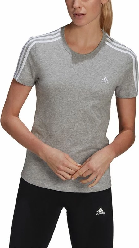 Maicë adidas Essentials Slim për femra, gri