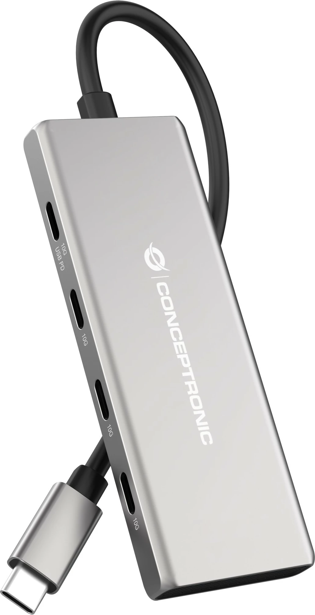 Dock Conceptronic 7-1 USB-C në 3xUSB-C/3xUSB-A, 25cm, gri