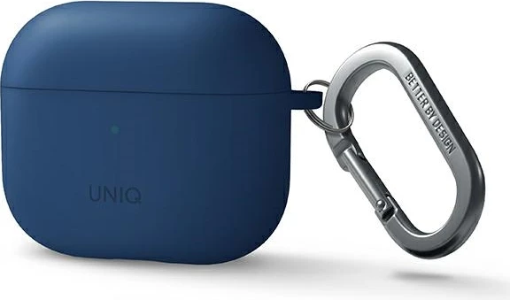 Mbështjellës UNIQ Nexo për AirPods 3 me Ear Hooks, silikon, kaltër