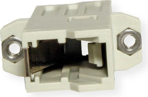 Adapter fibër optike ROLINE 21.17.0041, E-2000 (LSH) LSH/LSH, bezhë