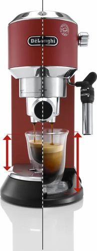 Makinë espresso DeLonghi Dedica EC 685.R 1350W 15 bar 1.1L e kuqe