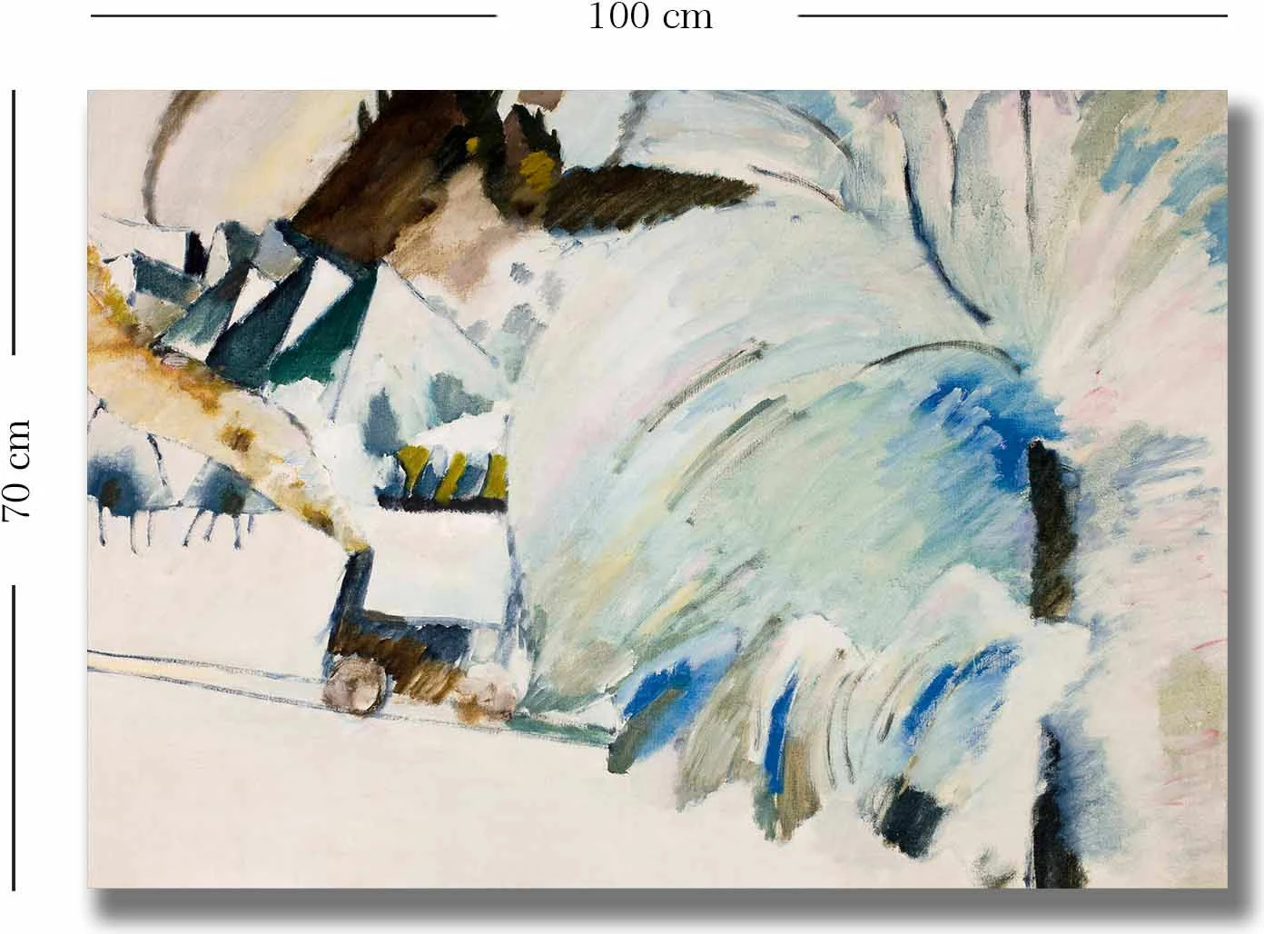 Pikturë dekorative në kanavacë Wallity, shumëngjyrëshe, 70x100cm, 70100KANDINSKY021