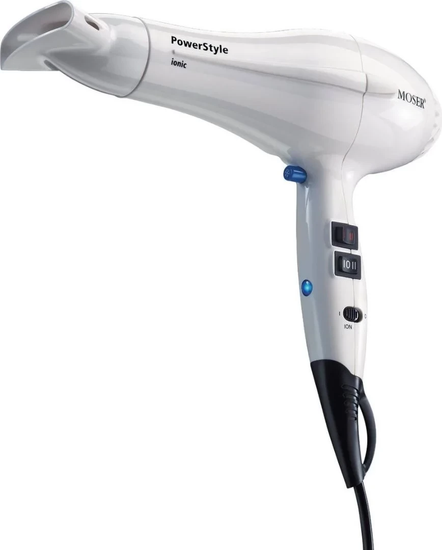 Tharëse për flokë Moser Power Style, e bardhë