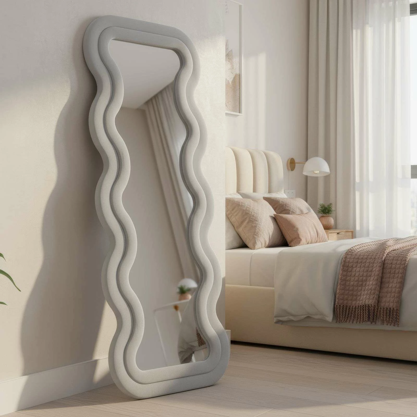 Pasqyrë Cheval Mundo, krem, Skye Decor, 65x170cm