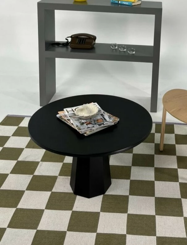 Tavolinë kafeje Skye Decor, Lilyum 42, e zezë