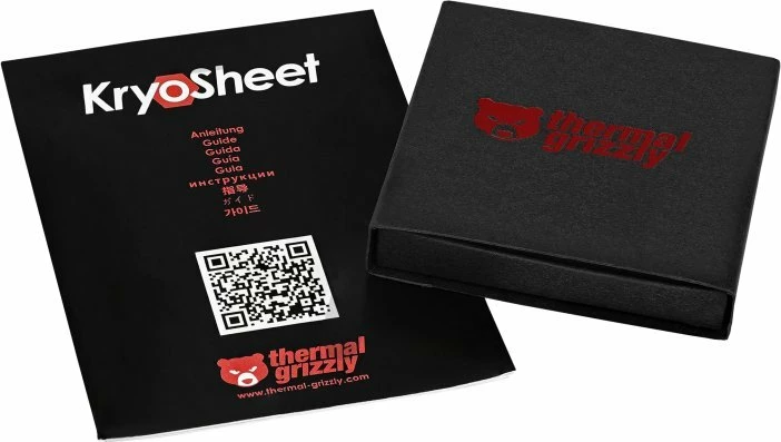 Pad termik grafeni Thermal Grizzly KryoSheet TG-KS-50-50 50x50 mm 0.2 mm, antracit, 1 copë
