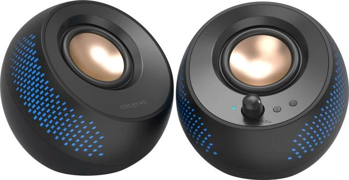 Altoparlantë kompjuterikë Creative Pebble X Bluetooth, zi, set 2 copë (51MF1715AA000)