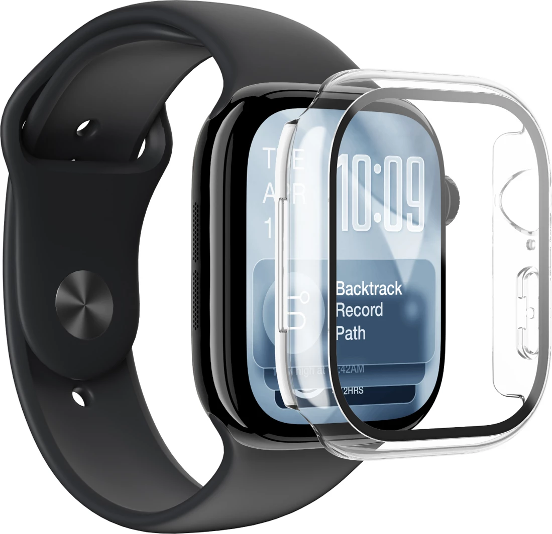 Mbështjellës me xham mbrojtës për Smartwatch, AmazingThing, Radix FullGuard, për Apple Watch Series 11 46mm, xham i temperuar 9H, ultra i hollë, transparent