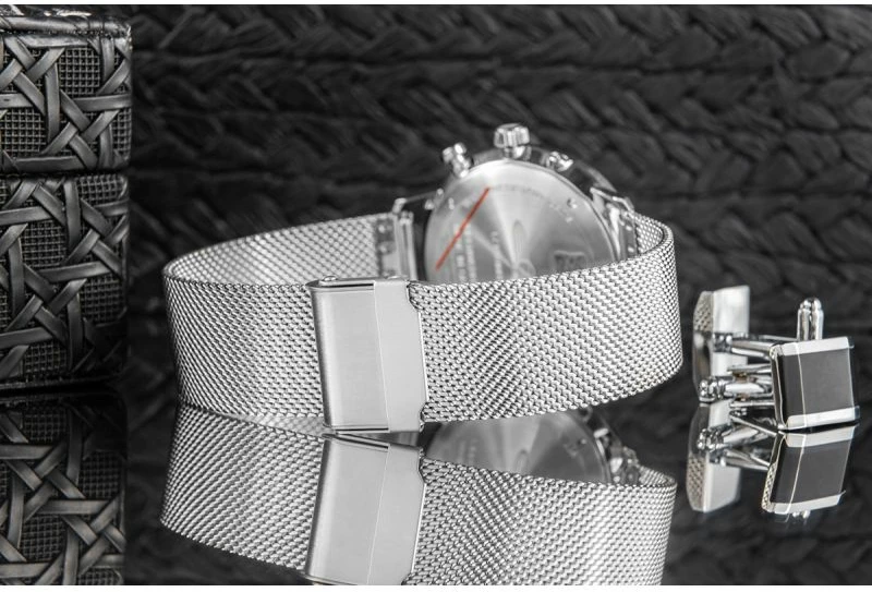 Orë dore për meshkuj Zeppelin, argjendi