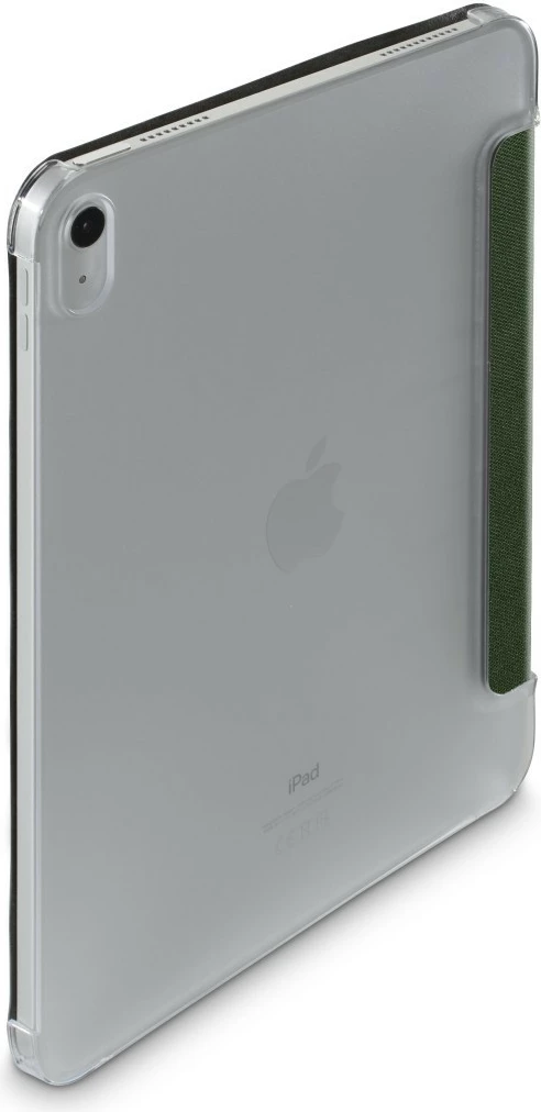 Mbështjellës tabletë Hama Terra 217250 për iPad 10.9 10th Gen 2022, flap me magnet, qëndrim dy pozicione, mbrapa e tejdukshme, Green