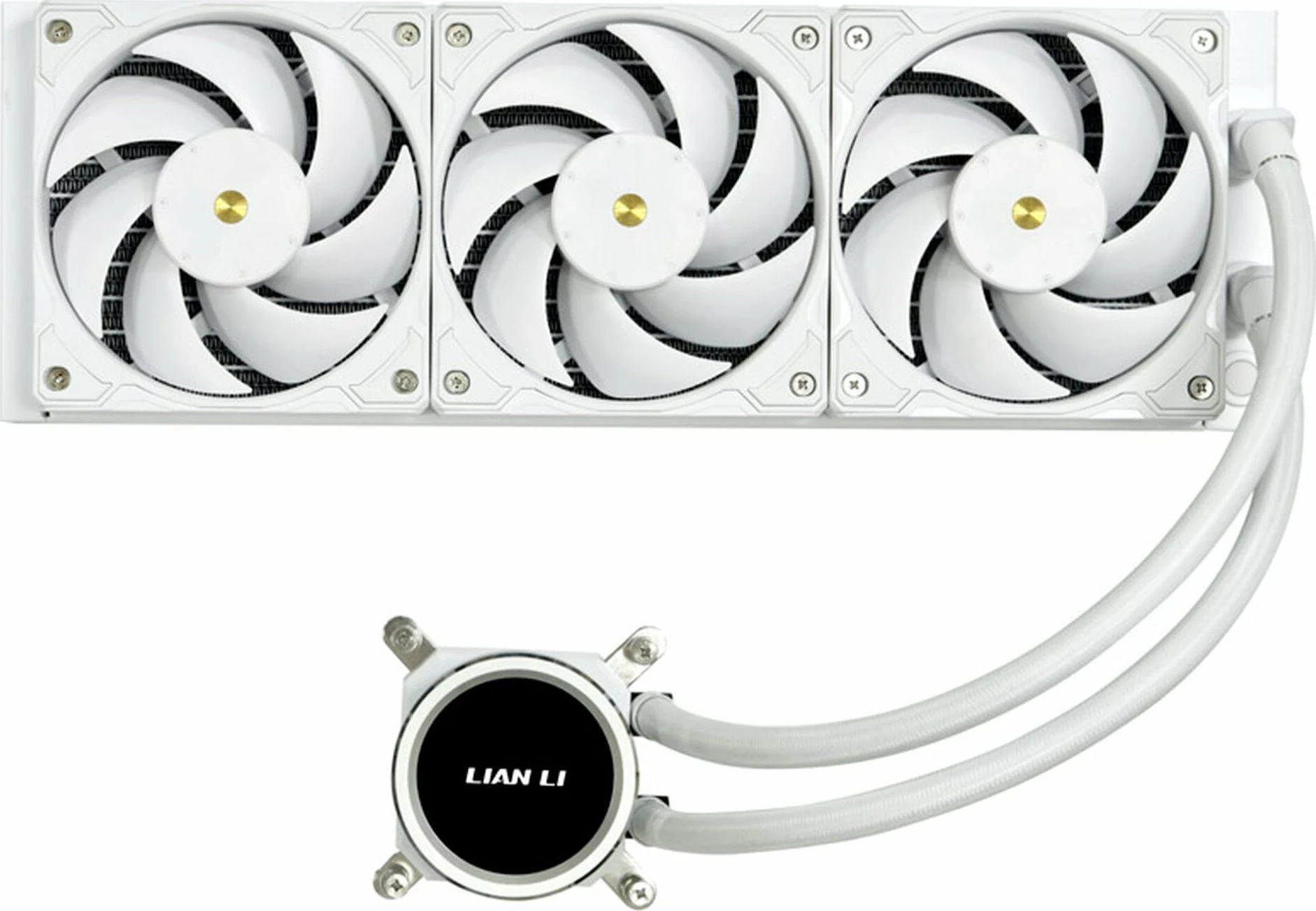 Sistem ftohje me ujë AIO Lian Li Galahad II Trinity Performance 360mm ARGB, i bardhë, 3x120mm