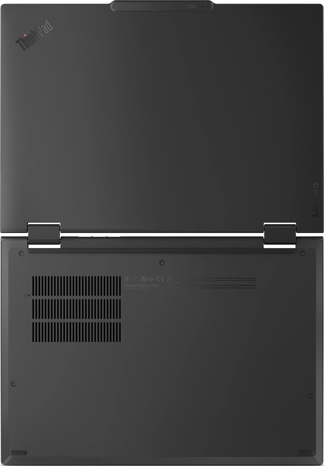 Laptop Lenovo ThinkPad T14s 2-in-1 G1 21R3, Intel Core Ultra 7 255U, 32GB RAM, 1TB SSD, 14" Touch, LTE 4G, Windows 11 Pro, i zi
