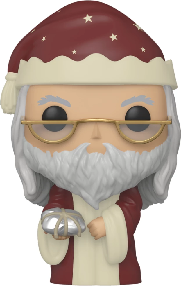 Figurinë koleksionuese Funko Pop! Harry Potter Holiday - Dumbledore, vinyl, kuqe/bardhë