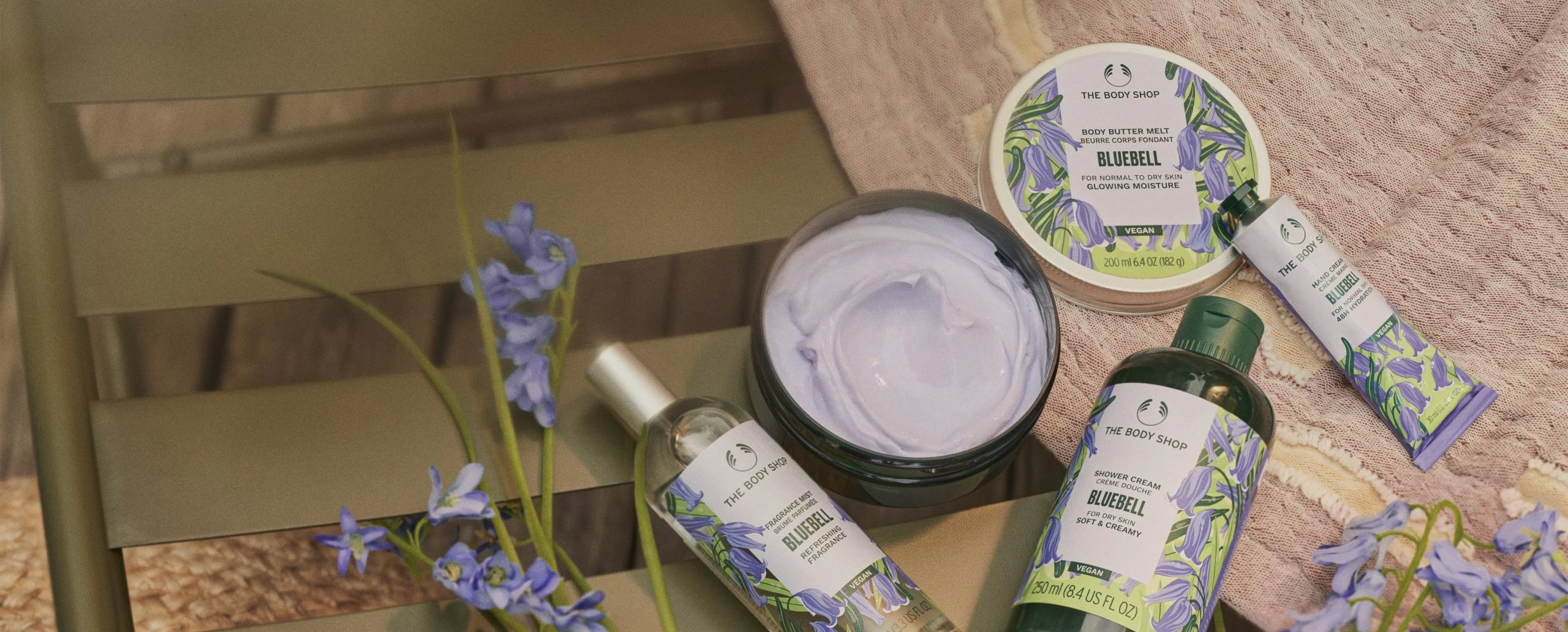 Krem dushi The Body Shop Bluebell, 250 ml