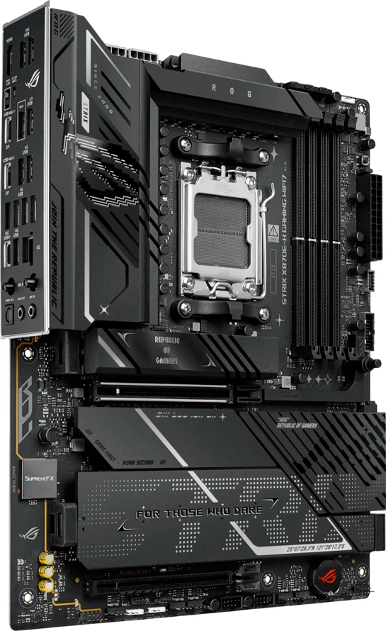 Pllakë amë ASUS ROG STRIX X870E-H Gaming, ATX, AM5, DDR5, WiFi 7, e zezë
