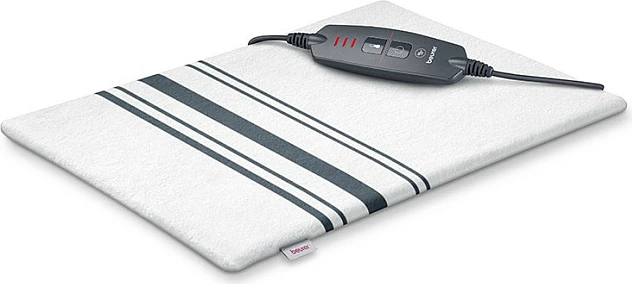 Jastëk ngrohës Beurer HK 26, 40x30 cm, 3 nivele, LED, i bardhë/gri