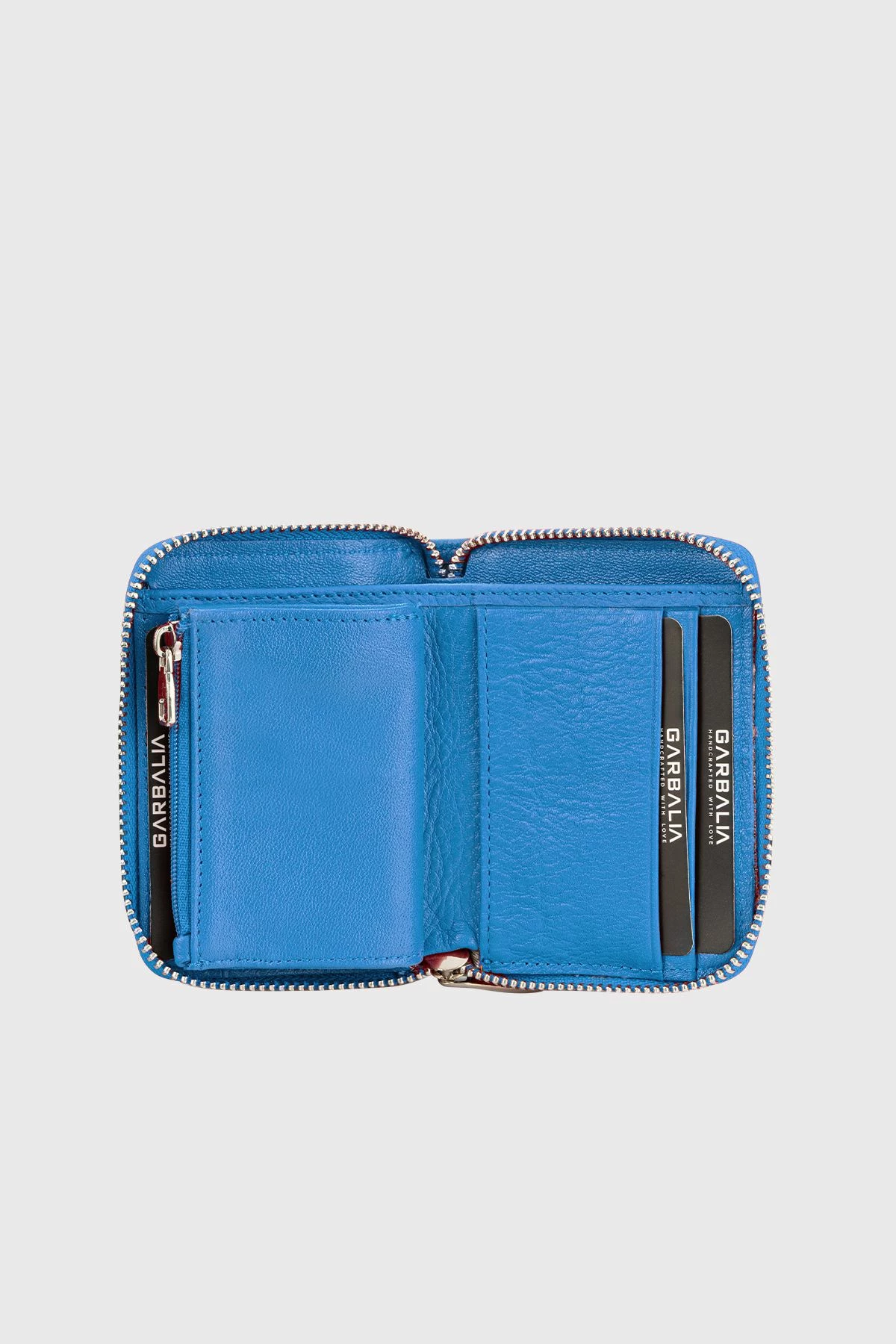 Portofol unisex, lëkurë natyrale, ngjyrë petrol blue, Sydney