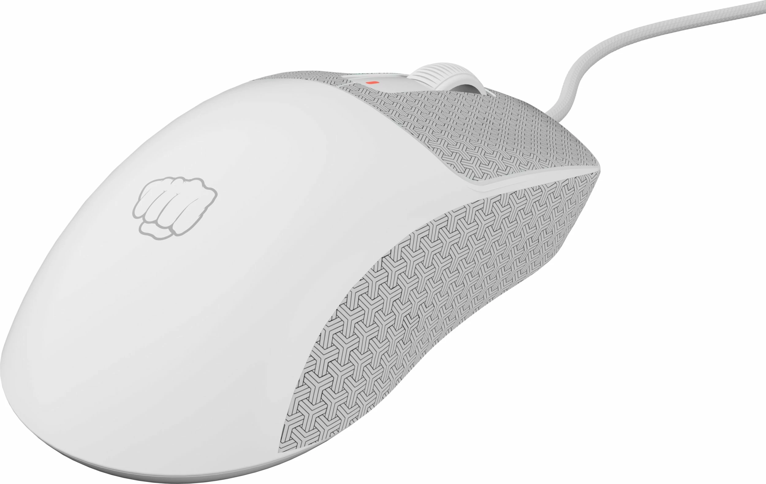 Maus gaming Fury Tanto T4 NFU-2200 me kabllo USB, 12000 DPI, 7 butona, 46 g, i bardhë