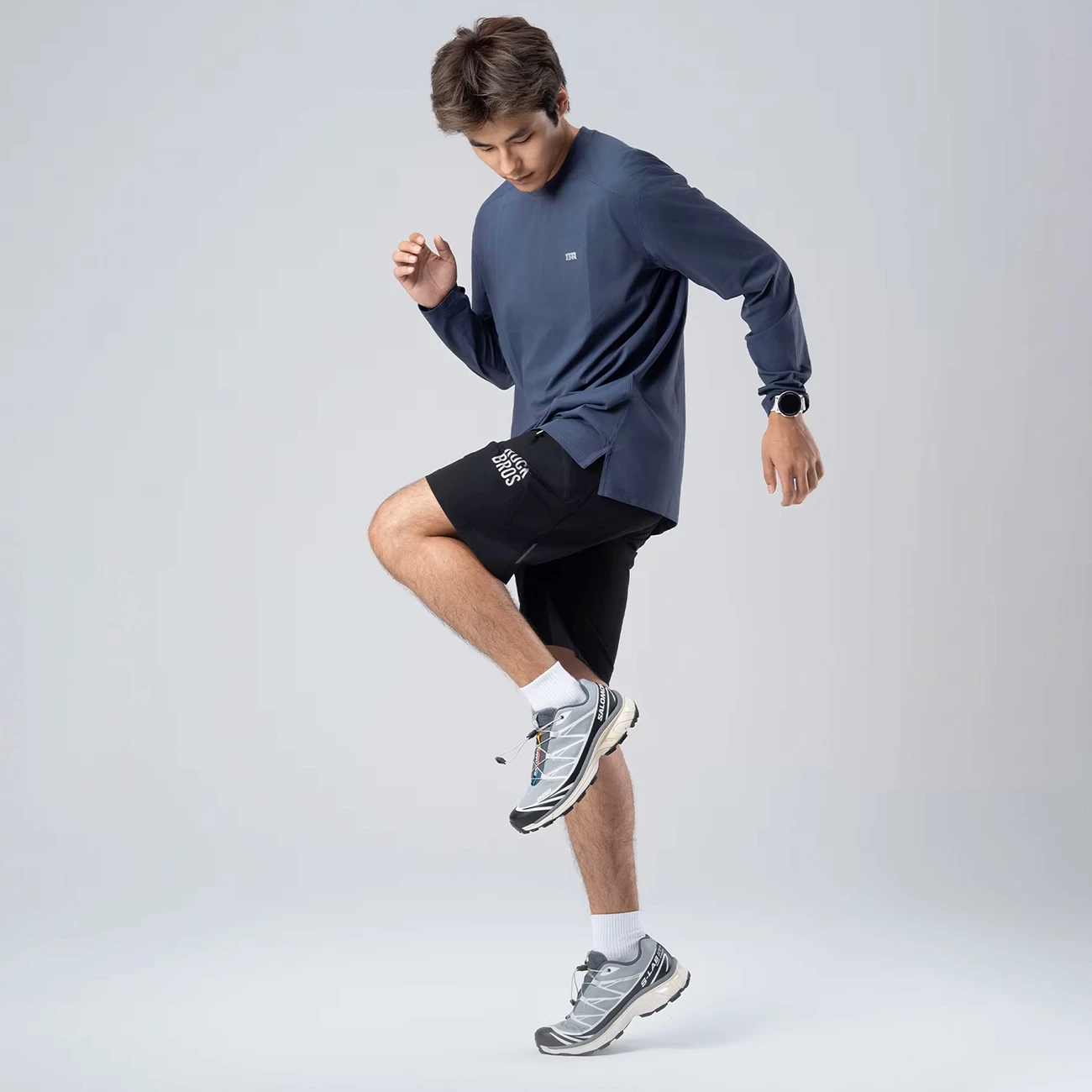 Shorce sportive Rockbros YDDK015, XXL, me rrip, me xhepa me zinxhir, e zezë