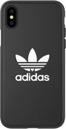 Mbështjellës Adidas OR Molded Case Basic për iPhone X/XS, zi dhe bardhë