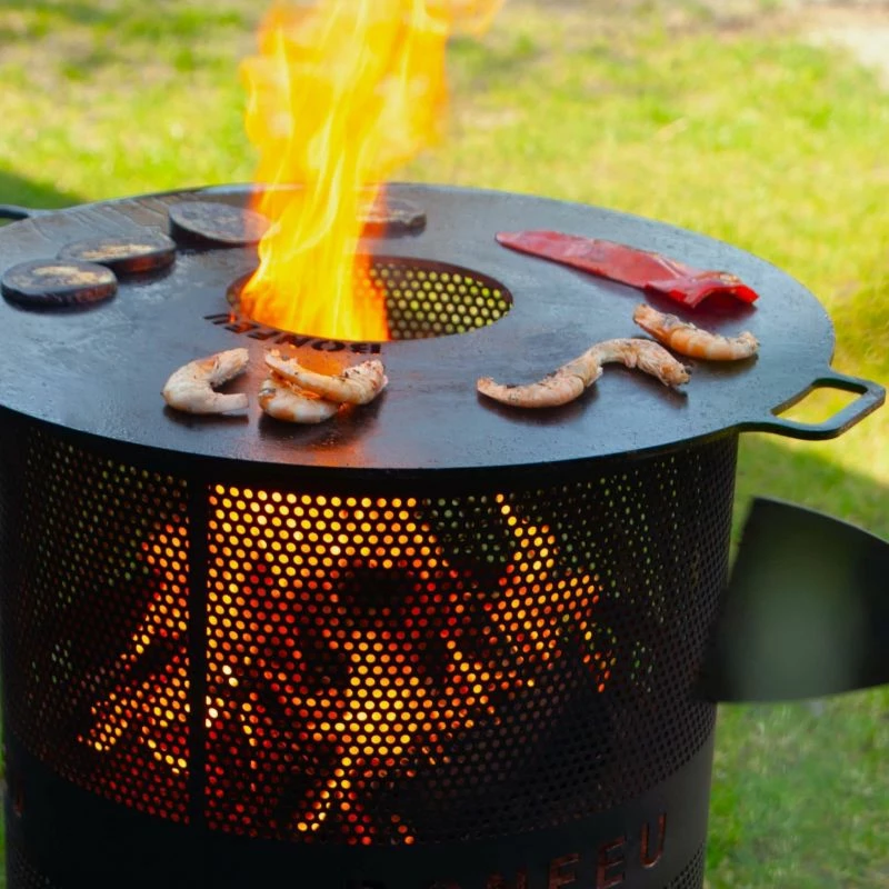 Pllakë plancha për grill Bonfeu, e zezë