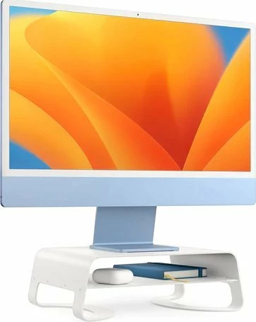 Mbajtës monitori Twelve South Curve Riser 12-2142, metal, 10.8 cm, i bardhë