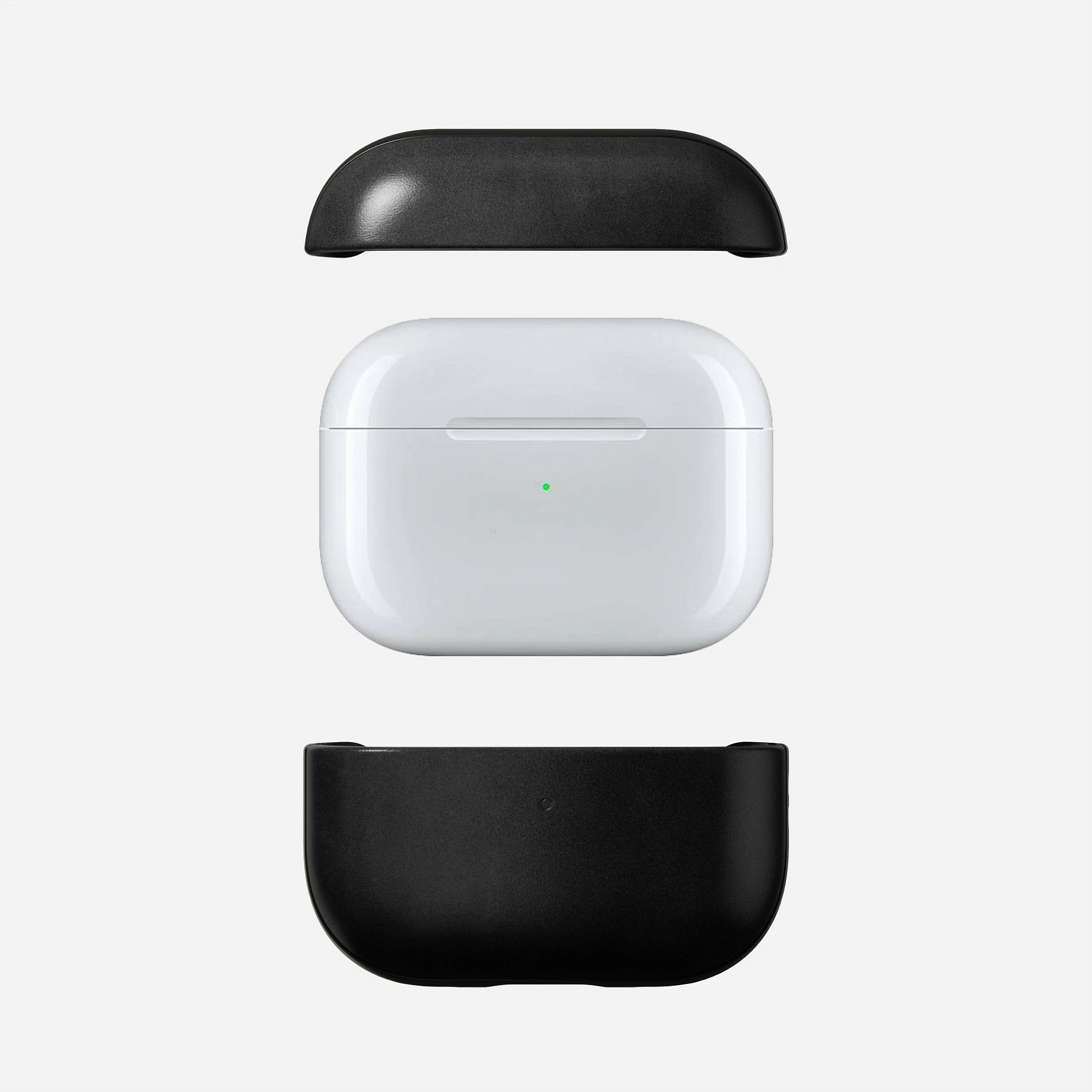 Mbështjellës lëkure Nomad Modern për AirPods Pro 2, i zi