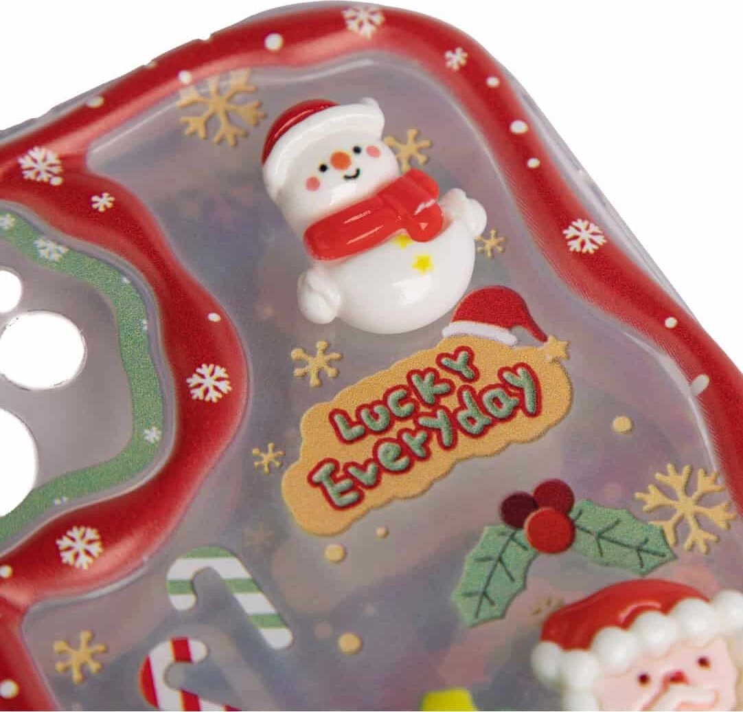 Fotroll për telefon TECH TIME Christmas Edition Red (IP14PROMAX)