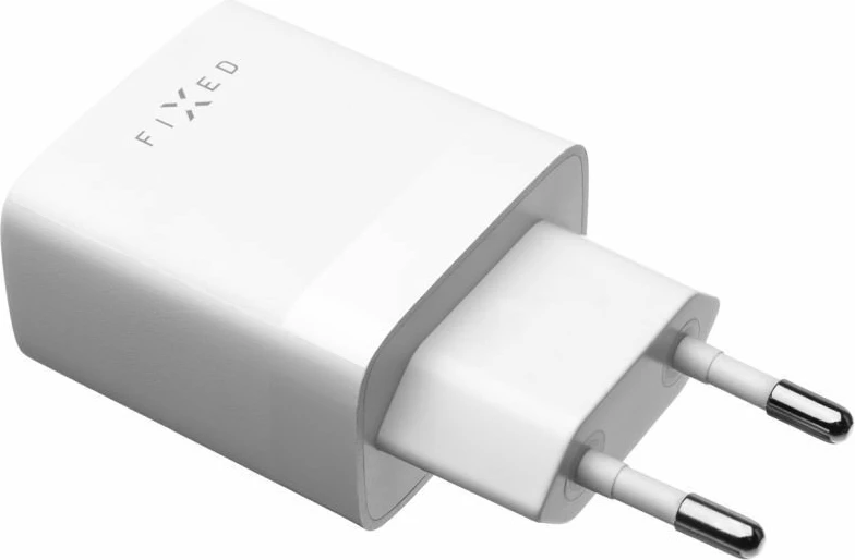 Karikues muri Fixed FIXC17N-2U-WH 17W, 2x USB-A, Quick Charge, kabllo 1.2 m, i bardhë