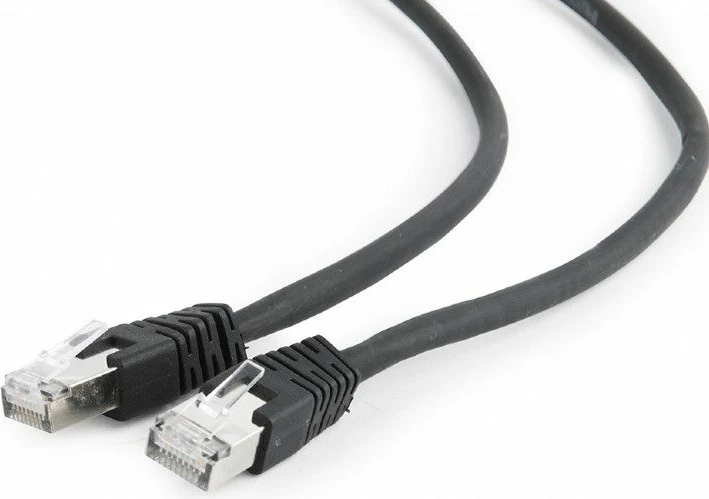 Kabllo rrjeti Gembird PP6A-LSZHCU-BK-5M Cat.6A S/FTP RJ-45 në RJ-45 5 m, e zezë