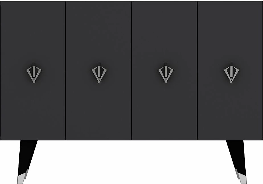Konsol Skye Decor, anthracite, silver, 8163KM-32