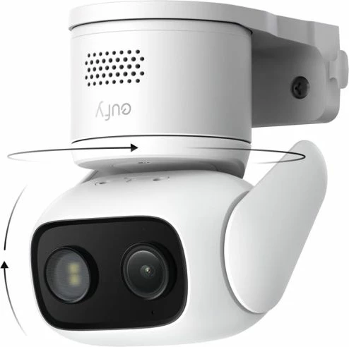 Kamerë sigurie CCTV ANKER Eufy Security C31 (T817L420), 360° pan/tilt, IP66, wired Wi‑Fi, night vision me ngjyra, e bardhë