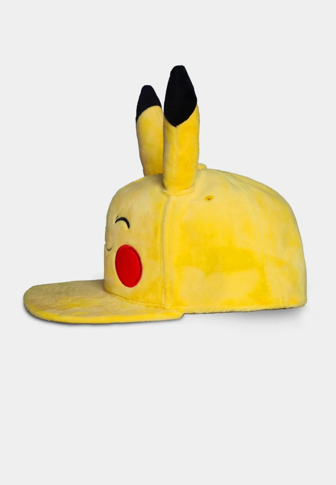 Kapele snapback Difuzed Pokémon Smiling Pikachu për meshkuj, e rregullueshme, me veshë 3D, e verdhë