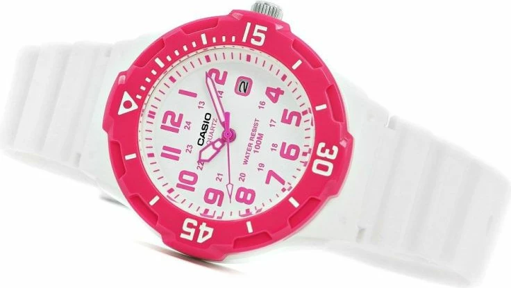 Orë dore Casio, e bardhë/rozë